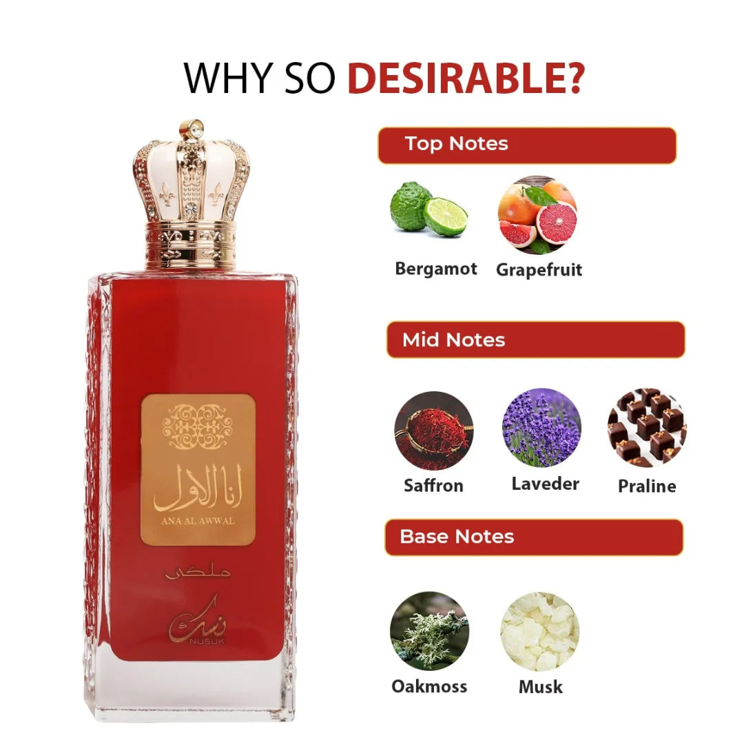 NUSUK SPRAY ANA AL AWWAL MALAKI 100 ML